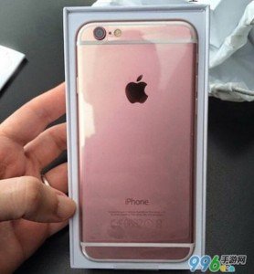 Image de ce qui serait un iPhone 6S rose, publiée par un internaute chinois