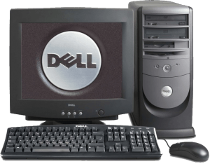 Un ordinateur Dell sous Windows XP, Intel Pentium 4 et lecteur de disquette en option : le symbole des 2000's