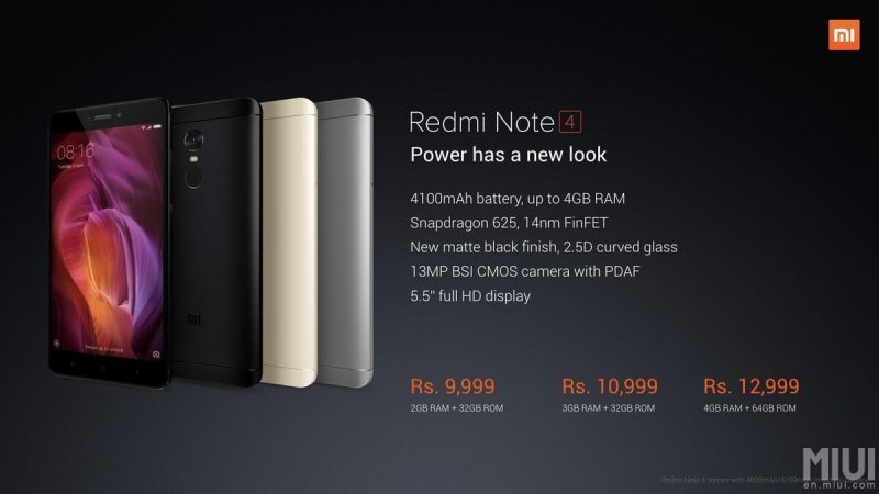 Redmi Note 4