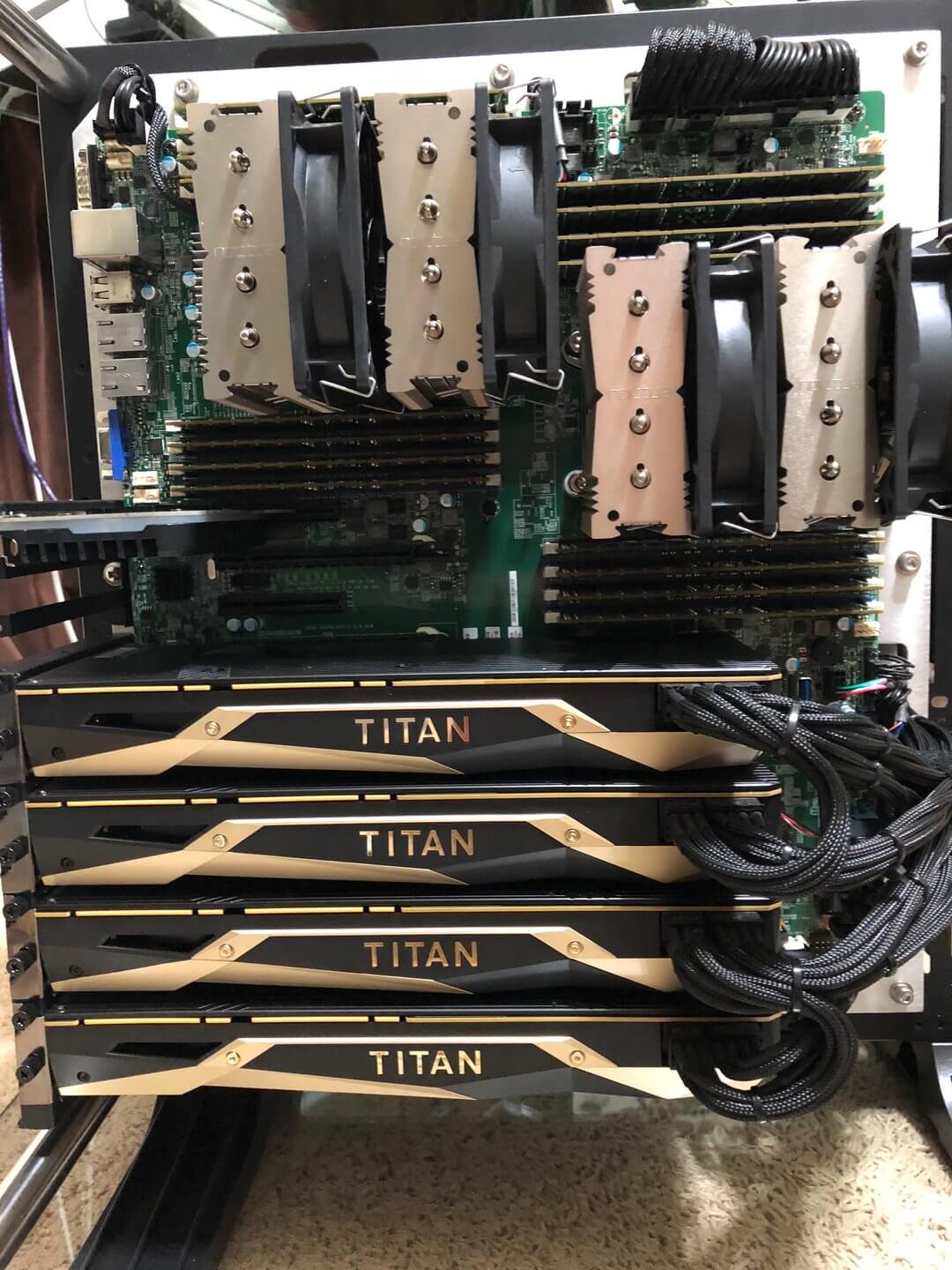 hardware porn 4 nvidia titan V