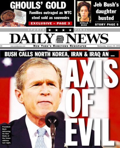 George Bush Axe du Mal
