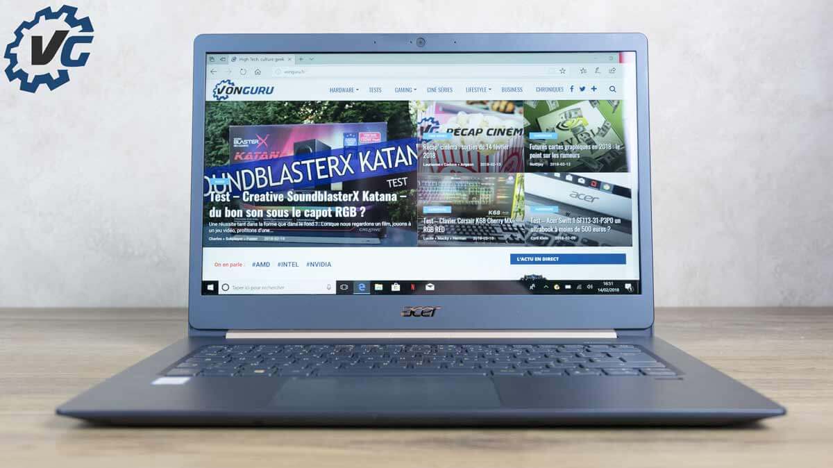 Test Ultrabook Acer Swift 5