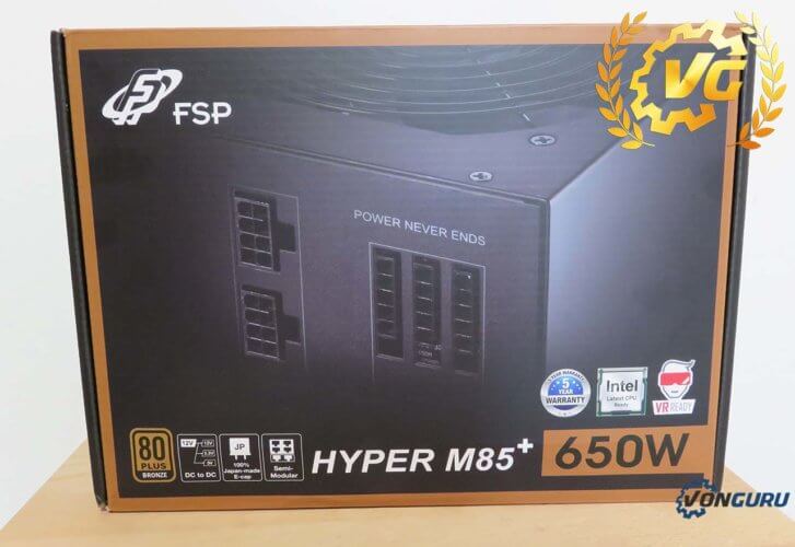 FSP Hyper M85+ 650W note