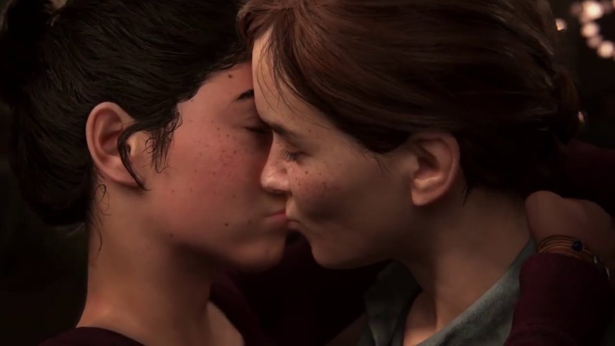 baiser lesbien The Last of Us 