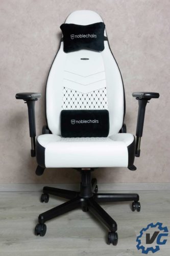 Test fauteuil Noblechairs ICON blanc noir