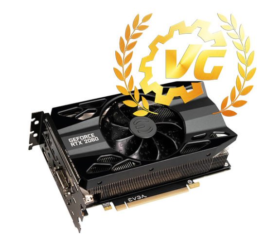 Award gold EVGA RTX 2060 XC Gaming