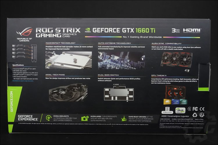 Asus Strix GTX 1660 Ti OC Gaming