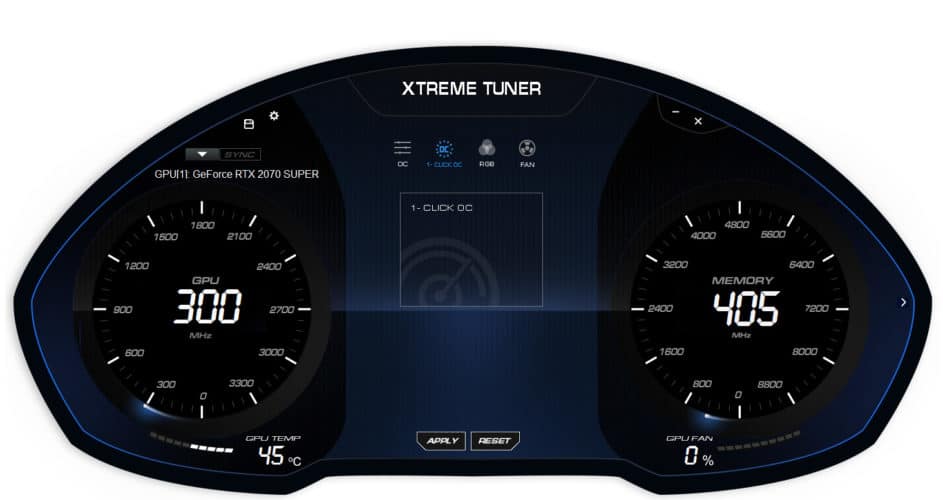 Le logiciel Xtreme Tuner de KFA2