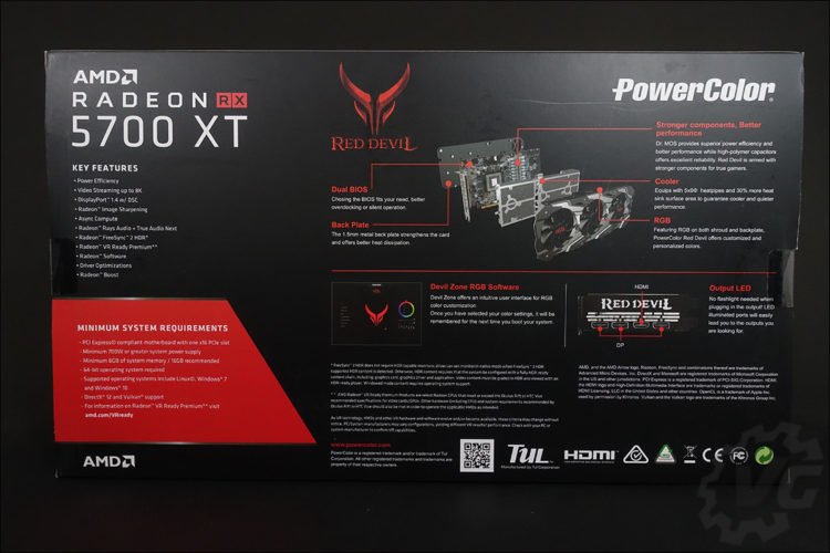 La Powercolor RX 5700 XT Red Devil