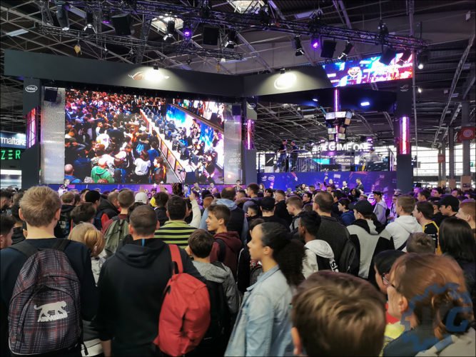 Le stand Asus à la Paris Games Week 2019