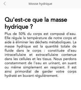 Masse hydrique