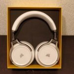 Test – Casque Virtuoso RGB Wireless de Corsair Vue globale du casque dans la boite