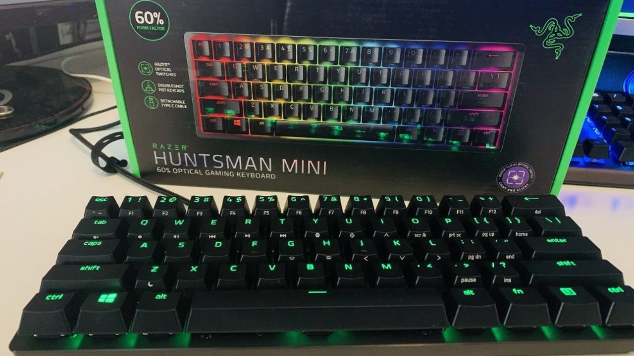 Test Clavier Razer Huntsman Mini