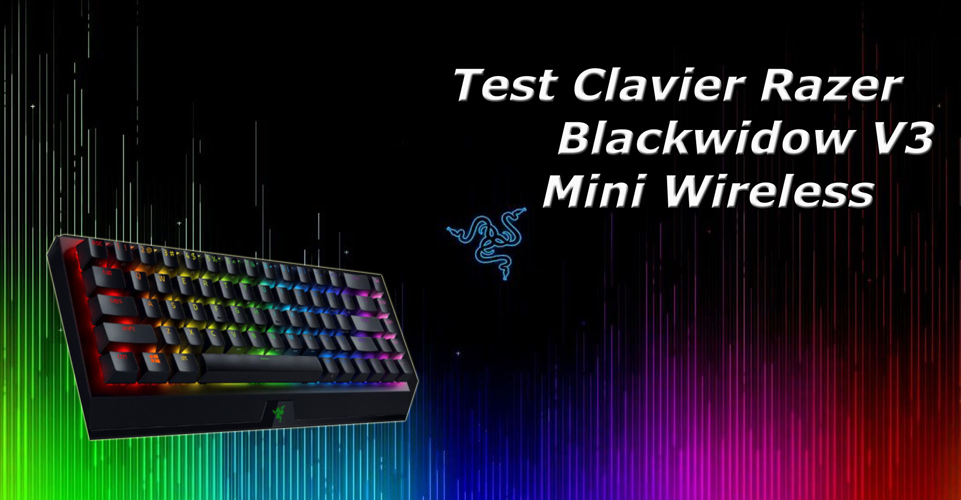 Razer - Clavier Gaming Sans Fil BlackWidow V3 Mini Bluetooth RGB