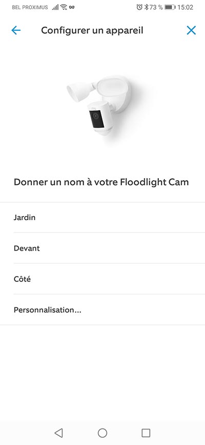 Logiciel Floodlight Cam Wired Pro