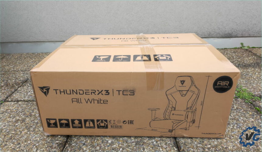 Test siège gaming ThunderX3 TC3 - Carton
