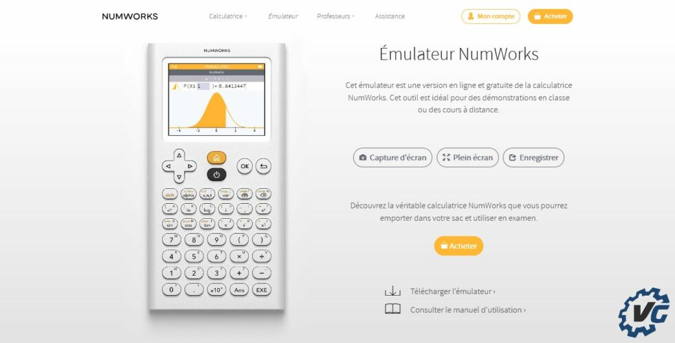 Emulador de Numworks Online