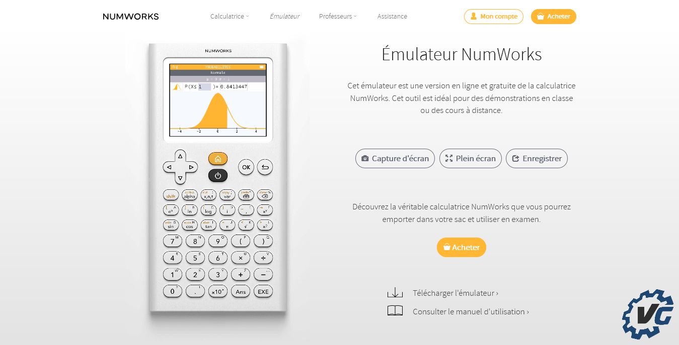 Des simulateurs web pour la NumWorks –