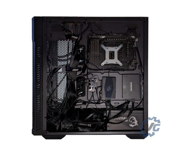 Cable management back panel