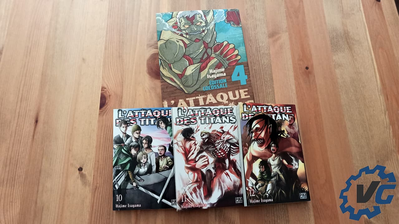 L'Attaque des Titans - Edition Colossale tome 4 + tomes classiques