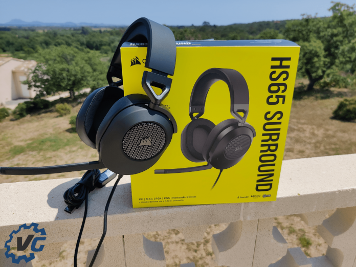 couverture Corsair HS65 Surround