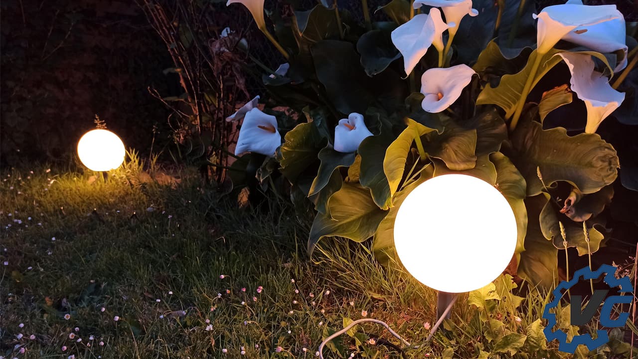 Innr 3x outdoor globe light colour
