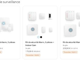 Promotions alarme V2 Ring
