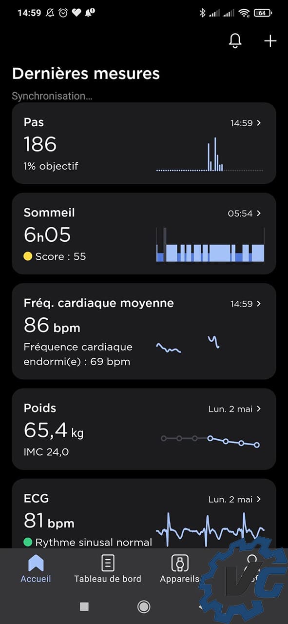 Withings - ScanWatch Appli