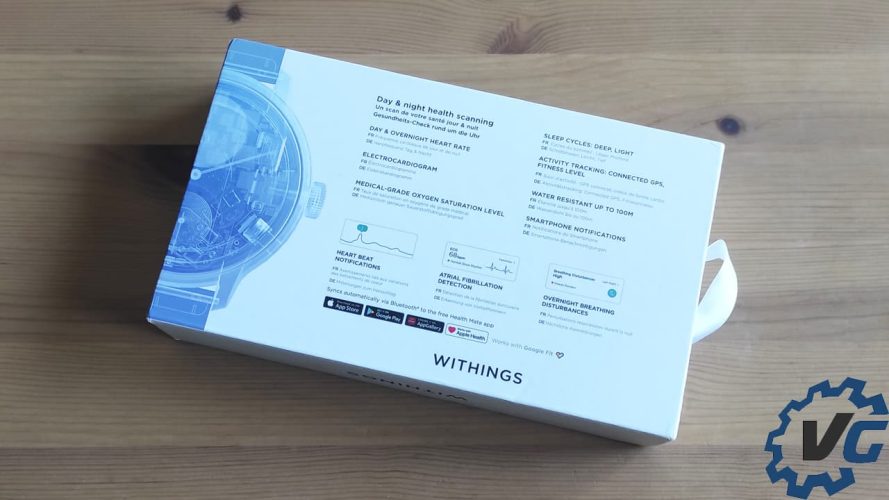 Withings ScanWatch Horizon boîte 2