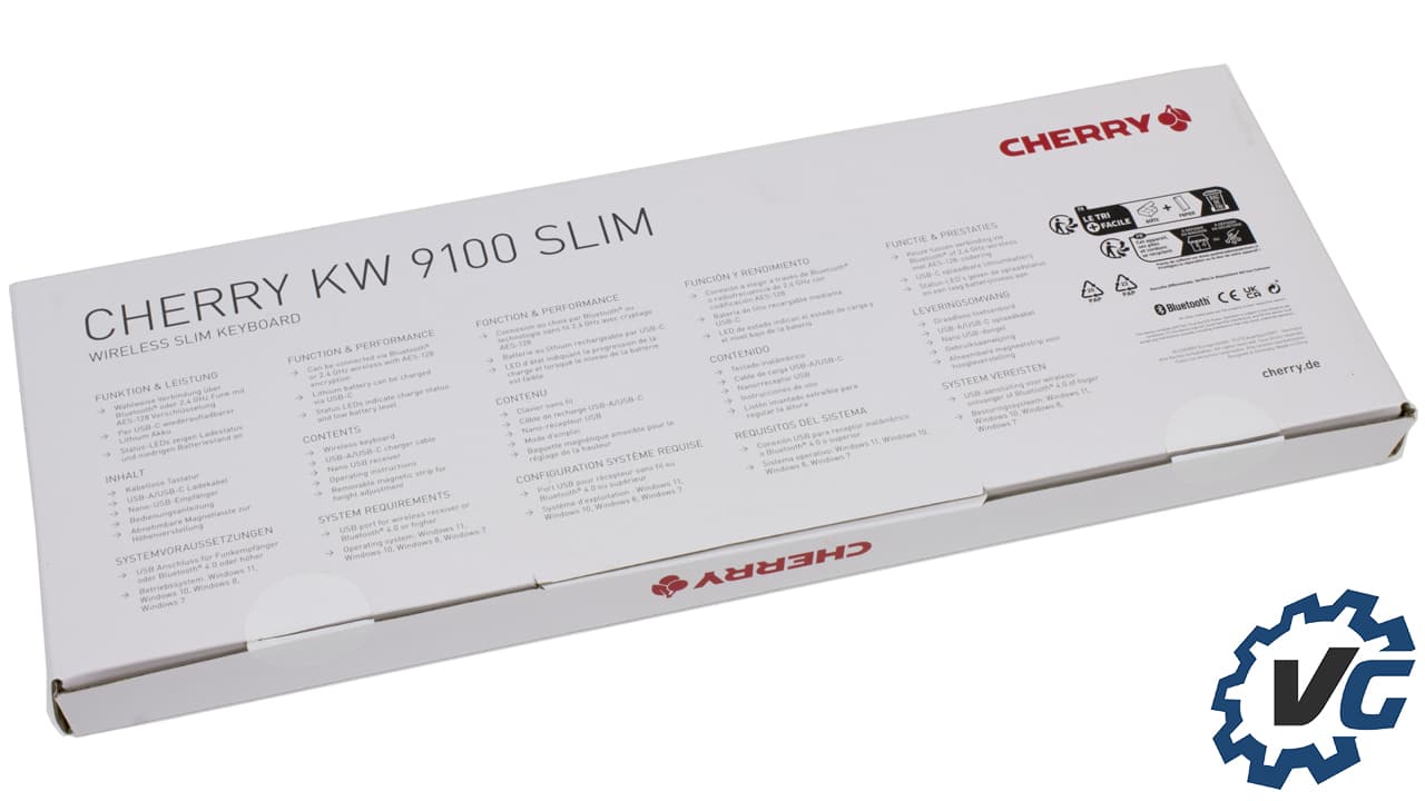 Cherry KW 9100 Slim - Boîte arrière