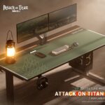 Secretlab dévoile un gigantesque tapis de bureau L’Attaque des Titans ! Secretlab Magnus L'Attaque des Titans