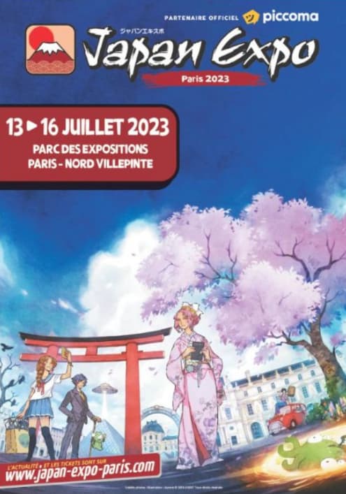 Affiche Japan Expo 2023
