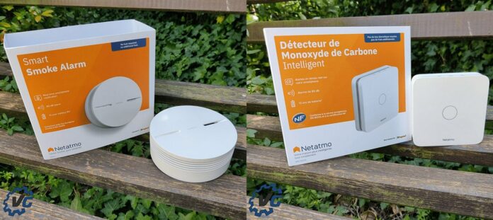 Netatmo cover détecteurs monoxyde + fumée