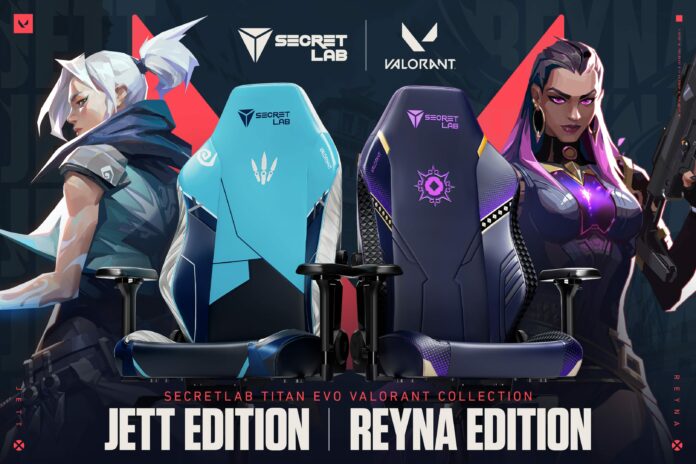 SECRETLAB VALORANT JETT ET REYNA EDITION