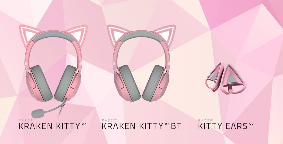 La nouvelle gamme de produits de la série Razer Kraken Kitty