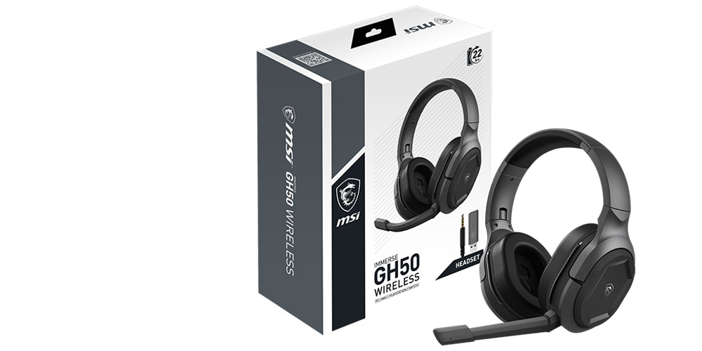 casque audio gaming sans fil IMMERSE GH50 Wireless