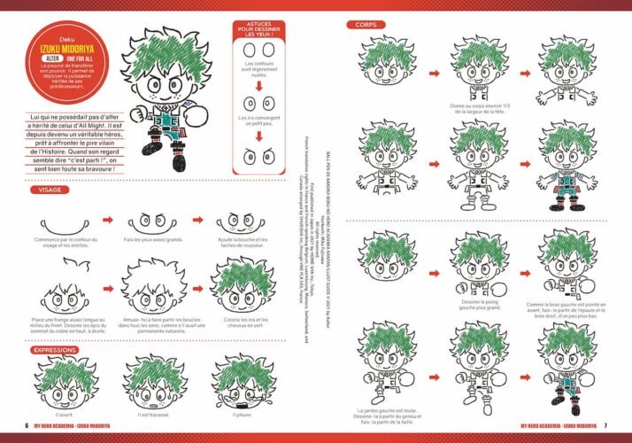Un manuel My Hero Academia - Le dessin facile chez Ki-oon