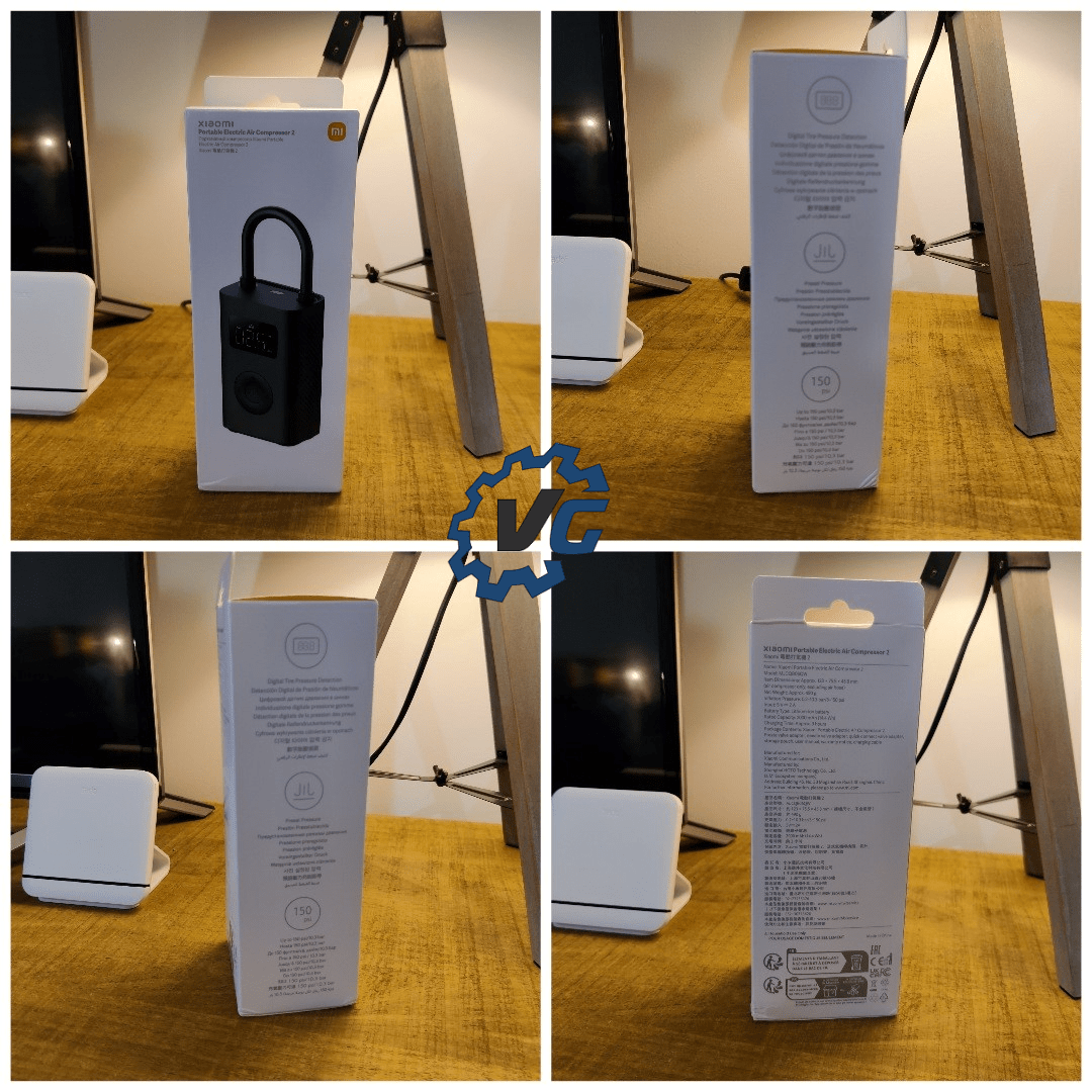 Xiaomi Portable Electri Air compressor 2 unboxing