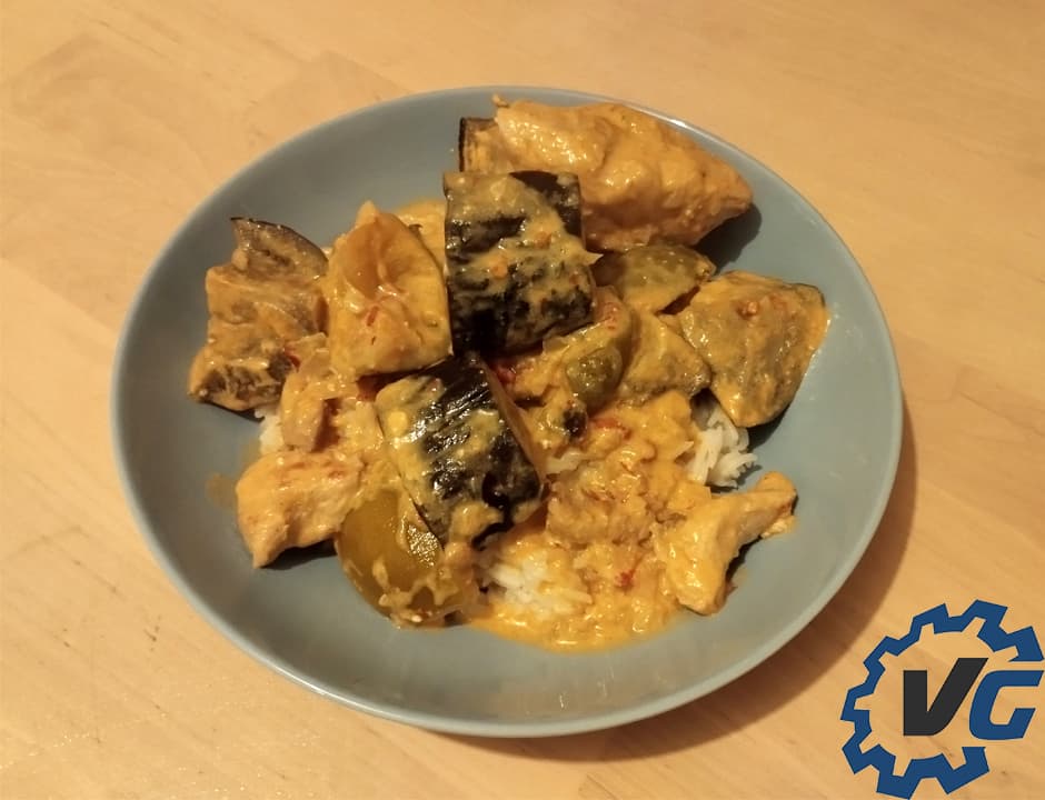 Curry rouge au poulet - Street Food