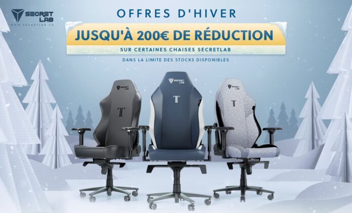 offres d'hiver Secretlab