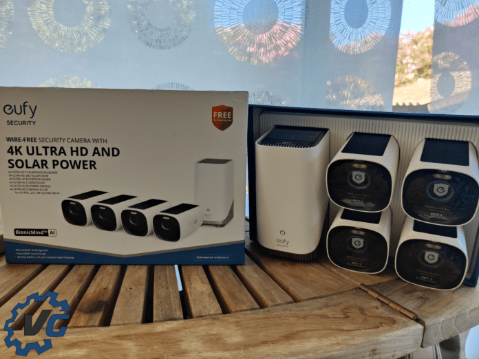 Eufy Security pack 4 caméras extérieure solaire HD 4k Ultra eufyCam