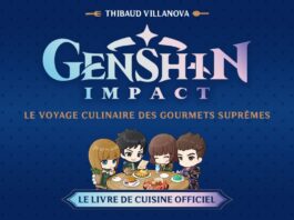 livre de cuisine officiel Genshin Impact