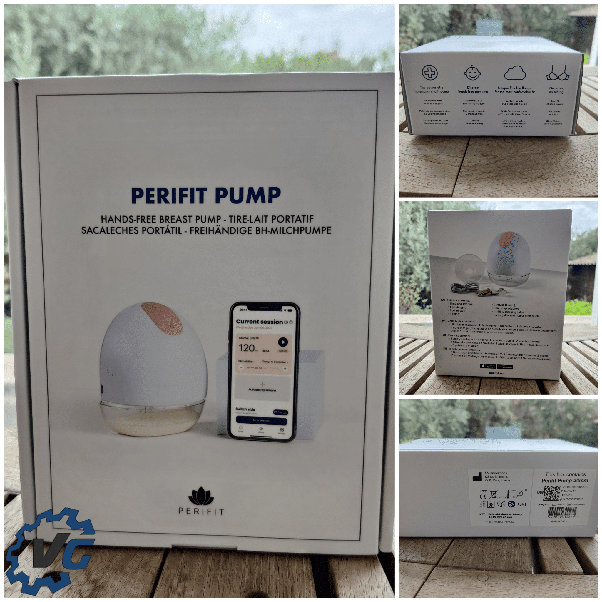 Perifit Pump tire-lait connecté