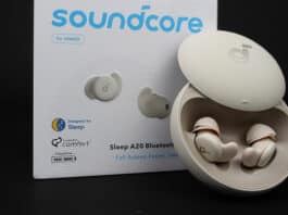 Les écouteurs Soundcore Sleep A20 by Anker