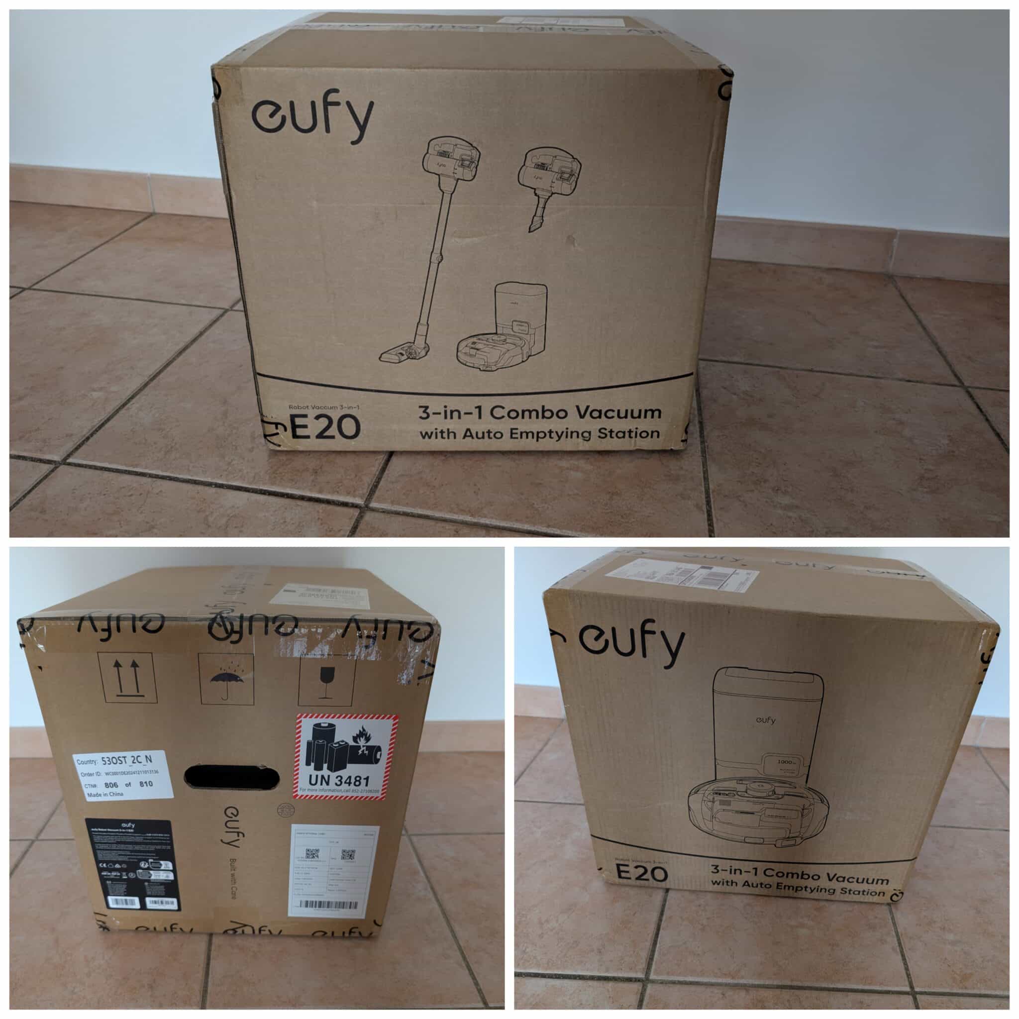 Robot aspirateur 3-en-1- eufy E20