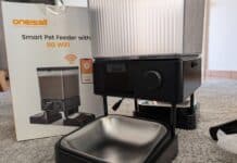 Test – Distributeur de croquettes connecté OneIsAll Distributeur croquette connecté deux chats OneIsAll