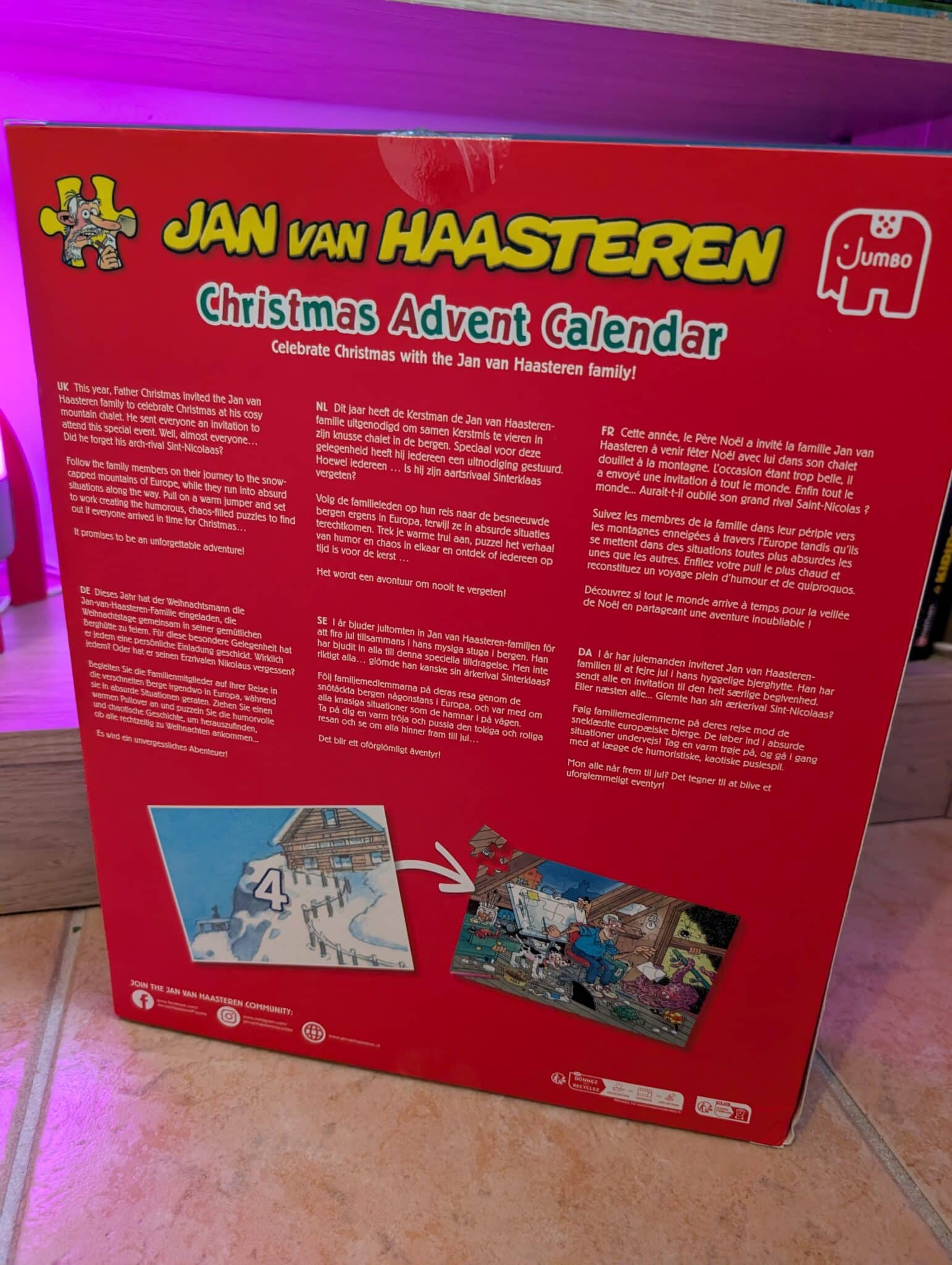 Calendrier de l'Avent Jan Han Haasteren