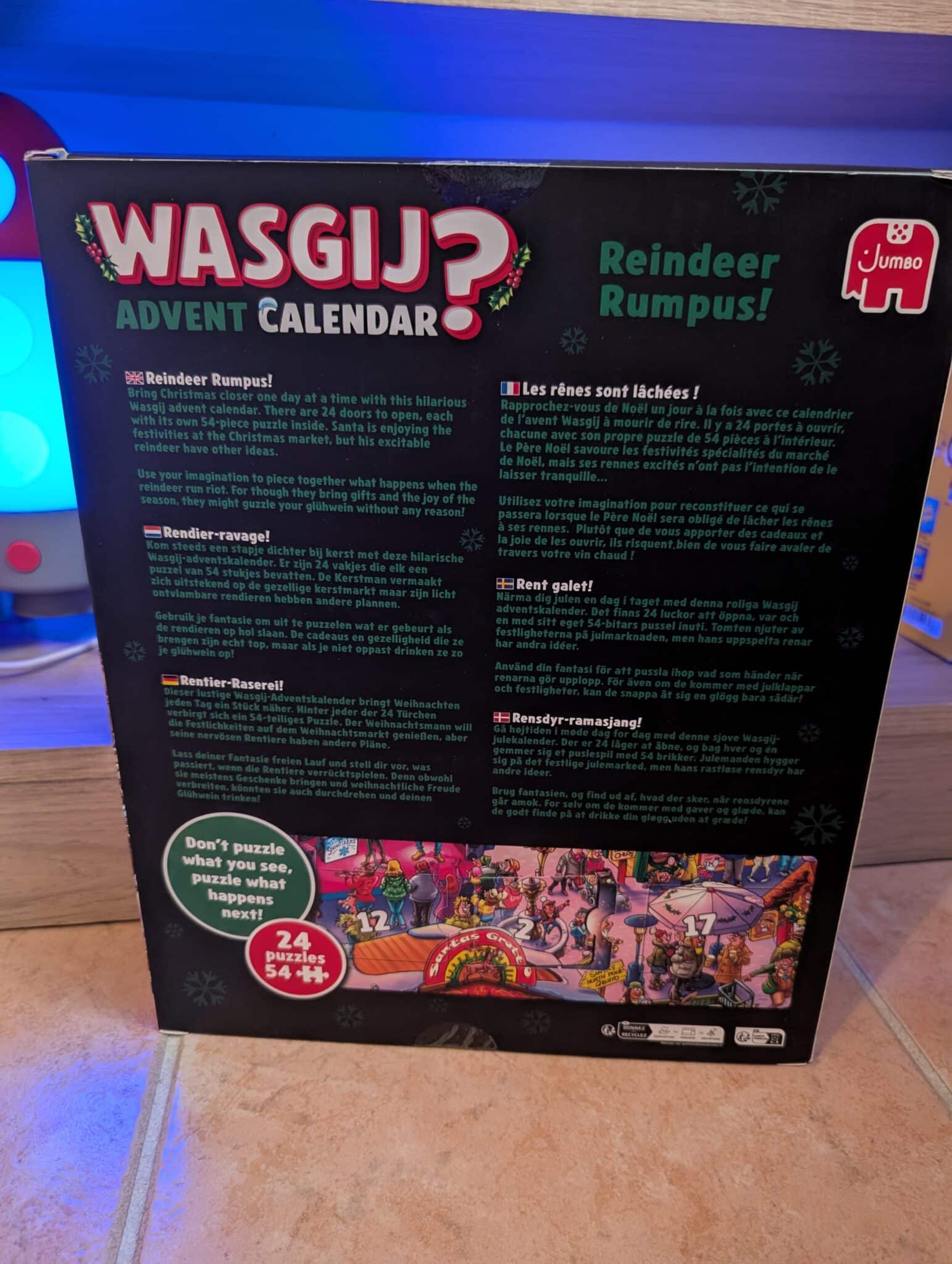 Calendrier de l'Avent Wasgij